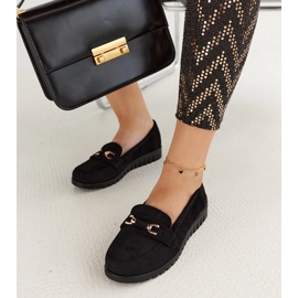 Prussia loafers i svart mocka 1