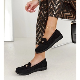 Prussia loafers i svart mocka 2