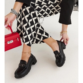 Svarta loafers i eko-läder från Lyyli 2