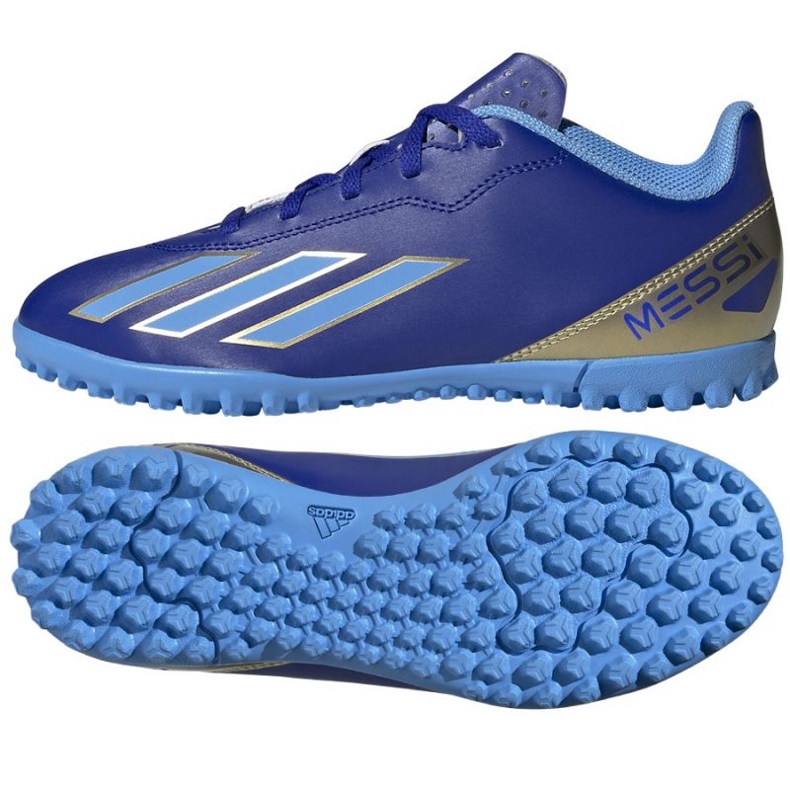 Adidas X Crazyfast Club Messi Jr Tf ID0722 skor blå 1