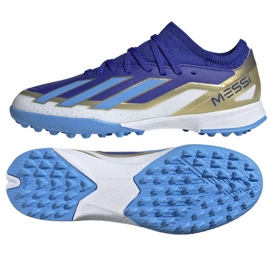 Adidas X Crazyfast League Messi Jr Tf ID0716 skor blå 1