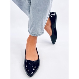 Xants Black patent balettlägenheter svart 1