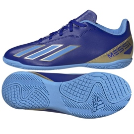Adidas X Crazyfast Club Messi Jr In skor IE8667 blå 1