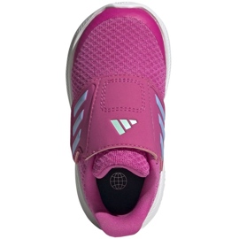 Adidas Runfalcon 3.0 Sport Running Hook-and-Loop Jr HP5860 skor rosa 1