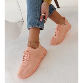 Rosa tyg sneakers från Erminio 1