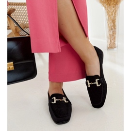 Svarta sammetsmockasiner med strass från Fabrizia 2