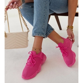 Mörkrosa Roshni-sportsneakers 1