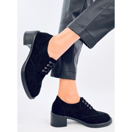 Vedra Black högklackade loafers svart 2