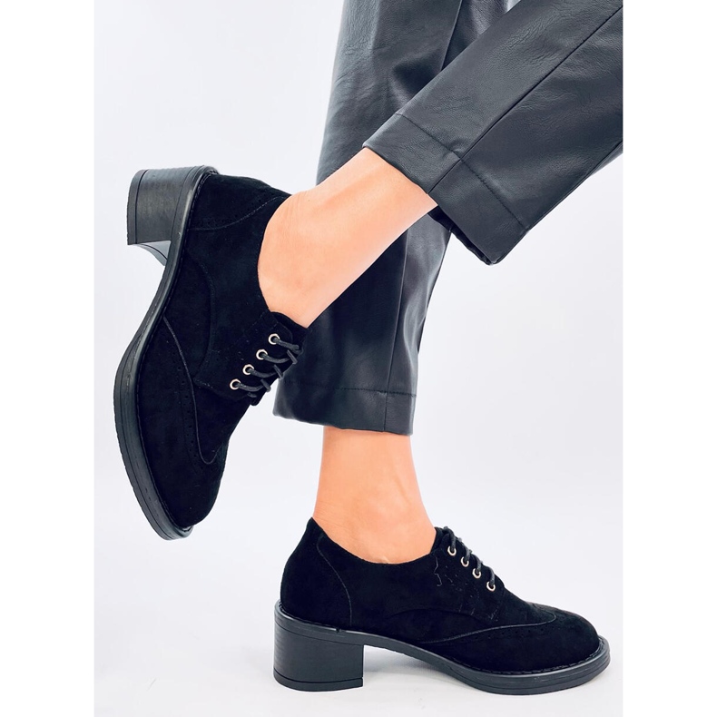 Vedra Black högklackade loafers svart 2