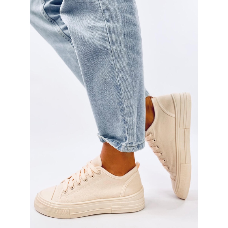 Slims Beige damsneakers 2