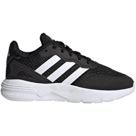 Adidas Nebzed Lifestyle Lace Running Jr HQ6144 skor svart 1