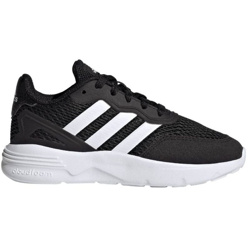 Adidas Nebzed Lifestyle Lace Running Jr HQ6144 skor svart 1