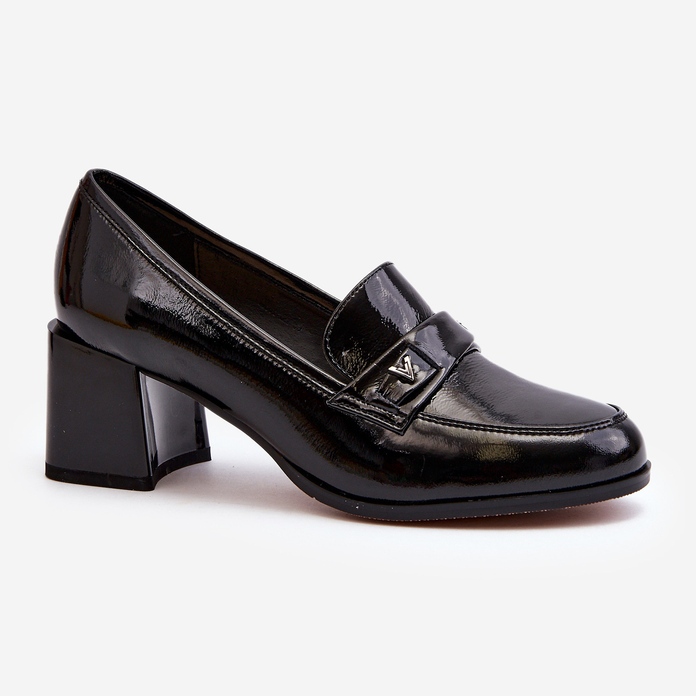 Vinceza Svarta högklackade pumpar Felicijana 1