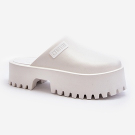 Damflip-flops med massiv sula Big Star NN274015 Vit 3