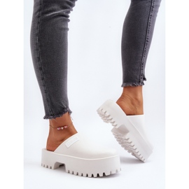 Damflip-flops med massiv sula Big Star NN274015 Vit 6