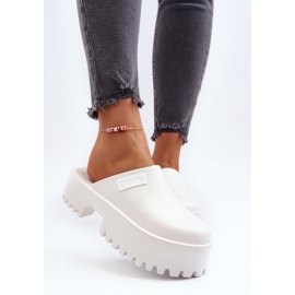 Damflip-flops med massiv sula Big Star NN274015 Vit 7