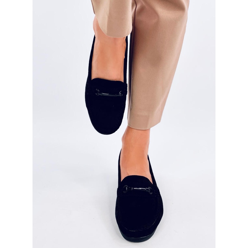 Indian Black wedge loafers svart 1