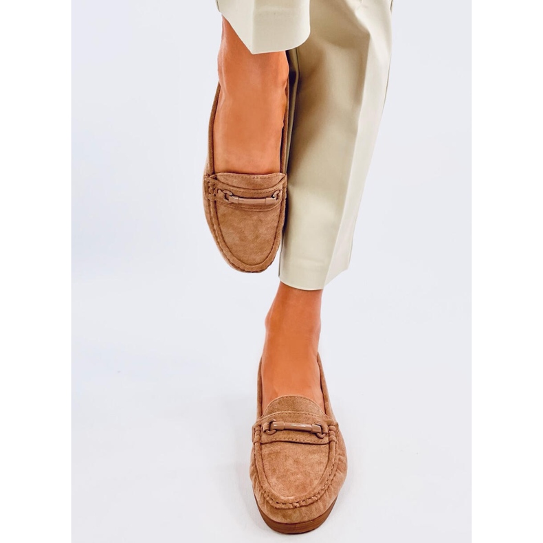 Indiska Khaki wedge loafers beige 1