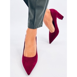 Verizon Wine stilettpumpar röd 1