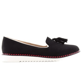 Lordsy loafers med klädsel 9014 Svart 1