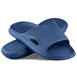 Marinblå poolflipflops för damer och flipflops för pojkar 1