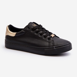 Damsneakers Eco Leather Black Tiraelle svart 2
