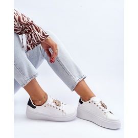 Vita damsneakers med dekoration Celedria 1