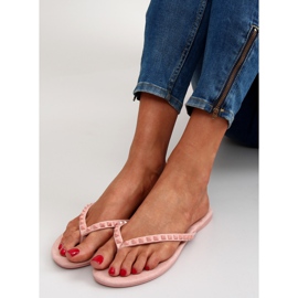 Flipflops med DD26 rosa pyramiddubbar 1