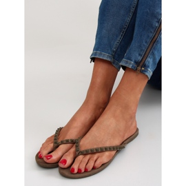 Flipflops med DD26 gröna pyramiddubbar 1