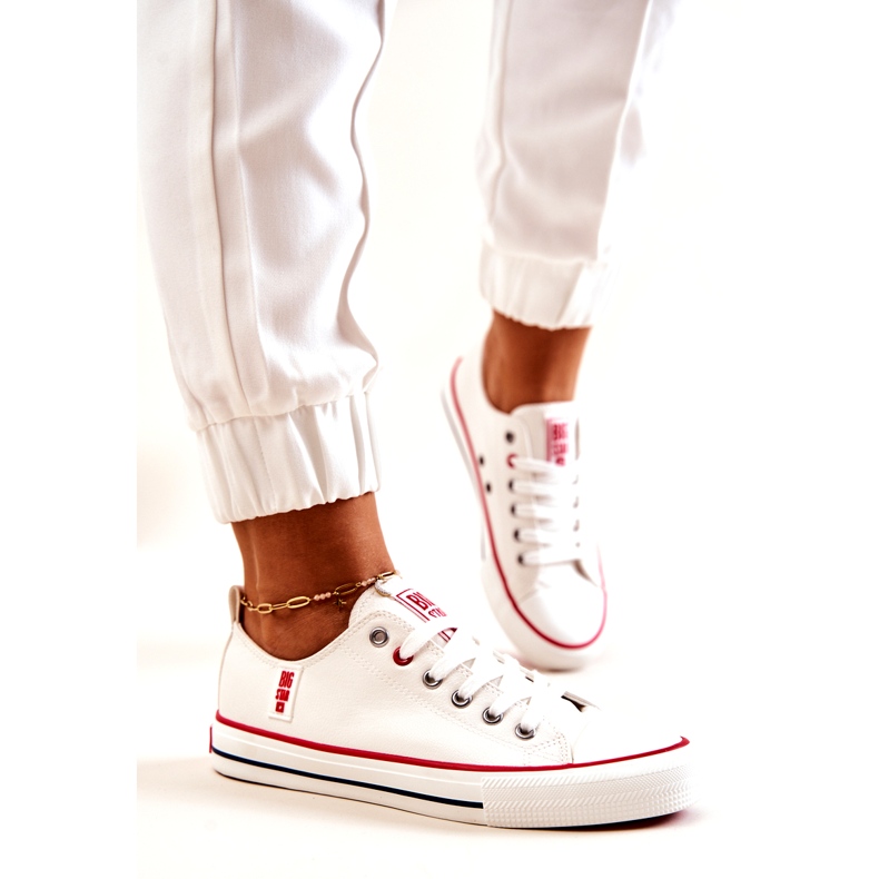 Läder Sneakers Big Star JJ274130 Vit 4