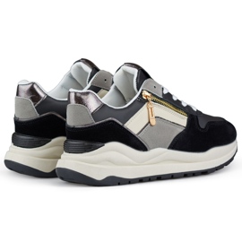 Sportskor för kvinnor, svarta sneakers 1