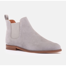 Marco Shoes Iggy Grey Chelsea stövlar beige 1