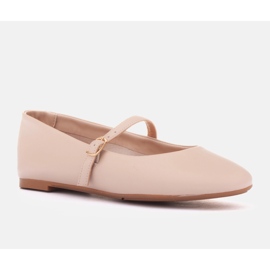 Marco Shoes Emma balettskor beige 1