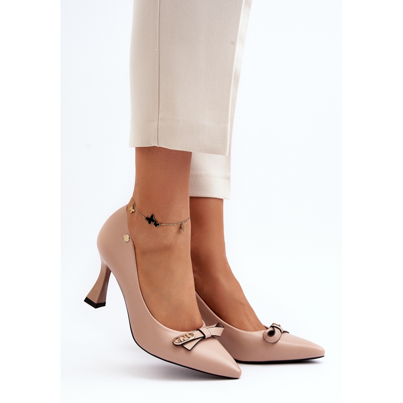 Vinceza Beige Kismetti Eco Läderstövlar 2