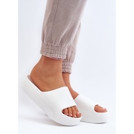 Flip-flops med tjock sula för kvinnor, vit oreithano 2