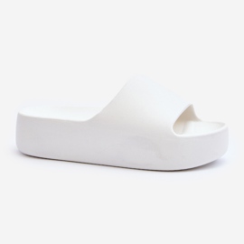 Flip-flops med tjock sula för kvinnor, vit oreithano 1