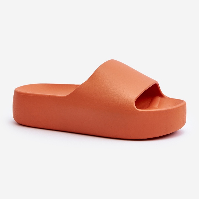 Damflip-flops med tjock sula, orange oreithano 1