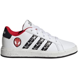 Adidas Grand Court Spider-man K Jr IG7169 skor vit 1