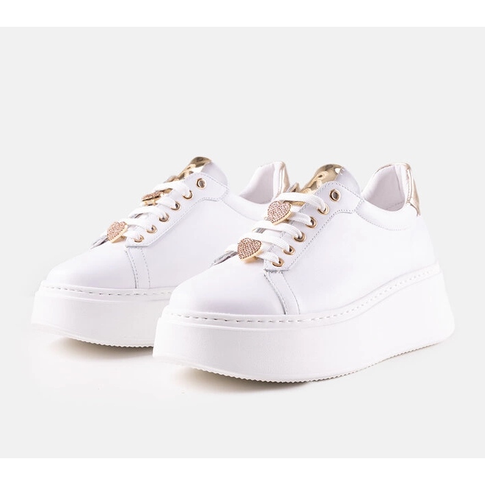 Karino vita läder sneakers 1
