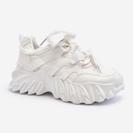 Damsneakers med tjock sula, vit Ellerai 1