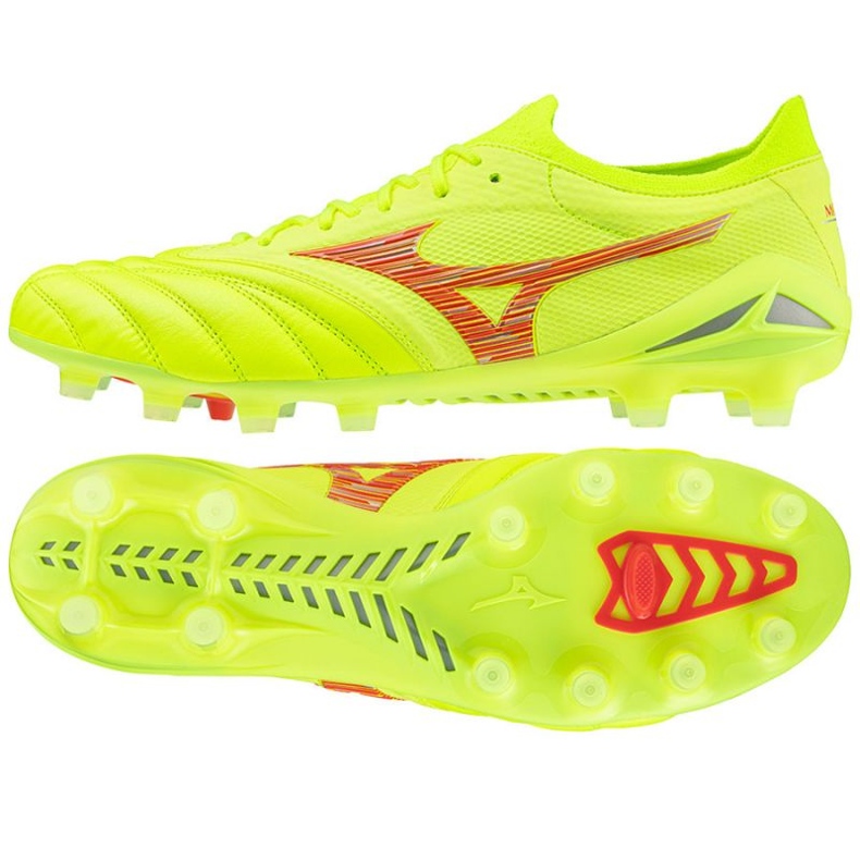 Mizuno Morelia Neo Vi Beta Japan Mix Md M fotbollsskor P1GA244045 gul 1