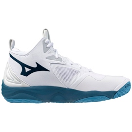 Mizuno Wave Momentum 3 Mid V1GA231721 volleybollskor vit 1