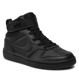 Nike Court Borough Mid 2 Jr CD7783-001 skor svart 1