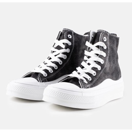 Svarta Frederick platåsneakers 1