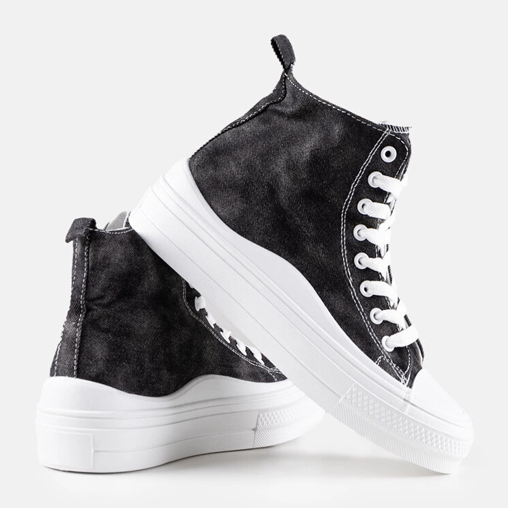 Svarta Frederick platåsneakers 2