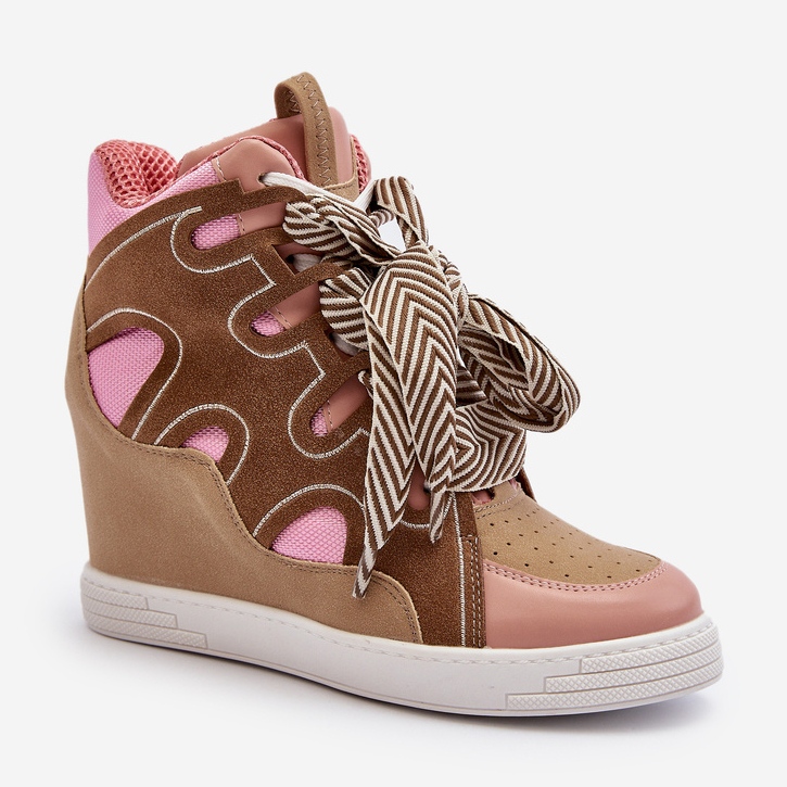 Wedge Sneakers Dam Rosa Leoppa 1