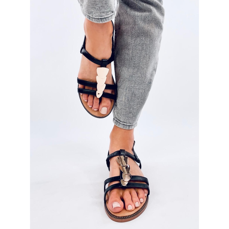 Hermine Black damsandaler svart 1