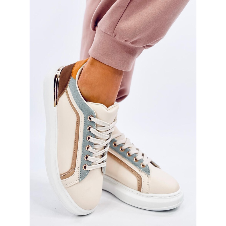 Duries Beige damsneakers 2