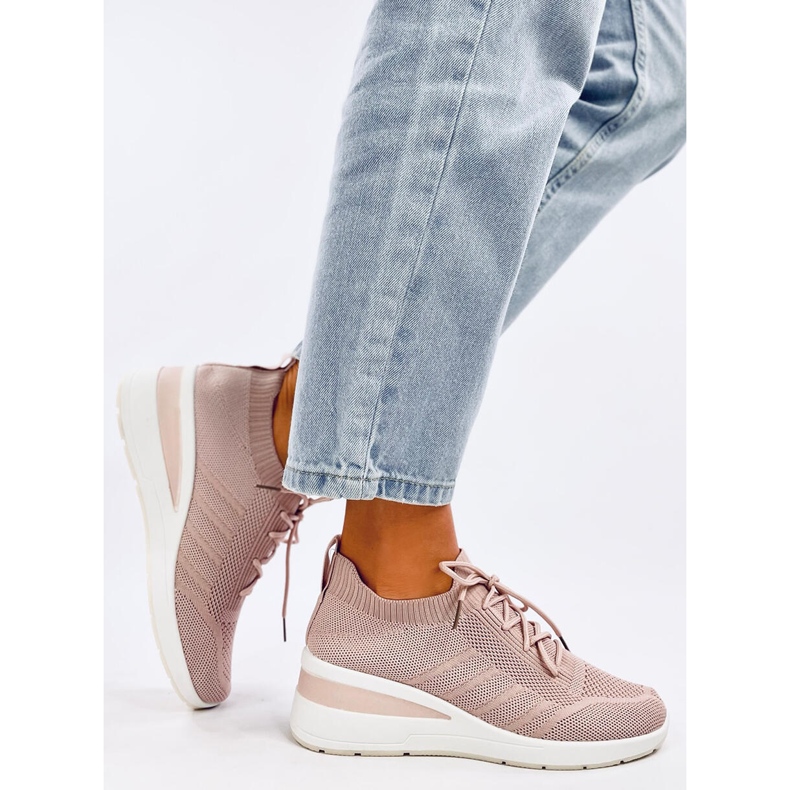 Croft Pink wedge sportskor rosa 2