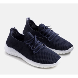 Marinblå Eltro sportsneakers för män 1